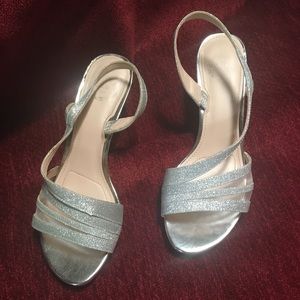 I. Miller Silver Heels